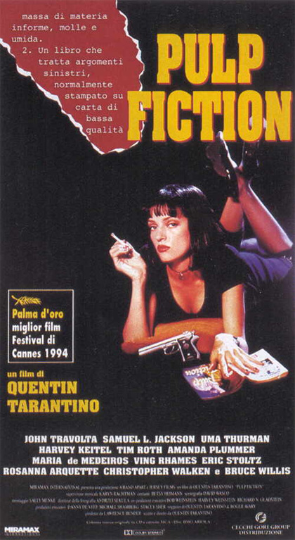 Locandina italiana Pulp Fiction