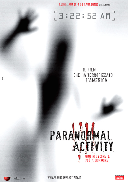 Locandina italiana Paranormal Activity